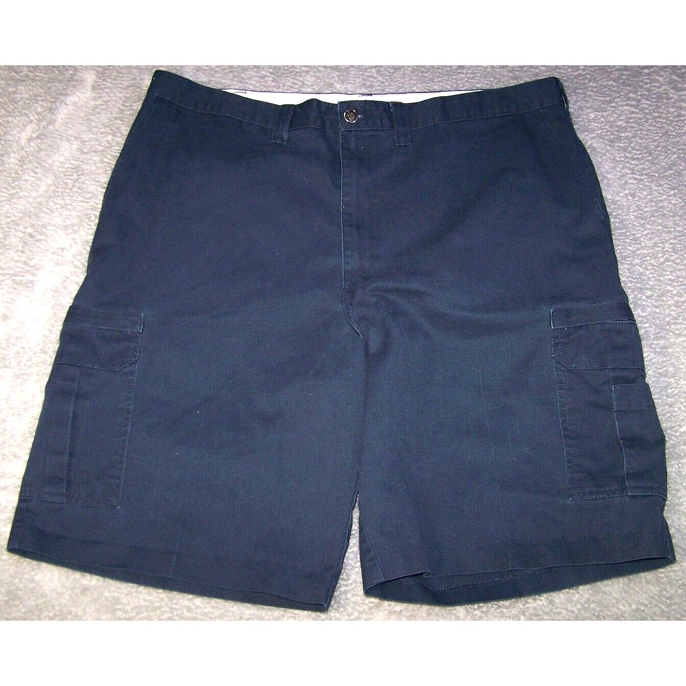 Dickies Shorts Men's 40X11 (Tag 42)‎ Premium Industrial Twill Cargo Navy Blue